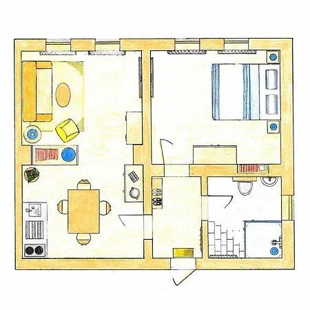 Nr9Marinehafen Appartement Stralsund Kamer foto